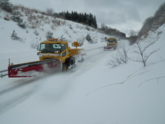 除雪作業