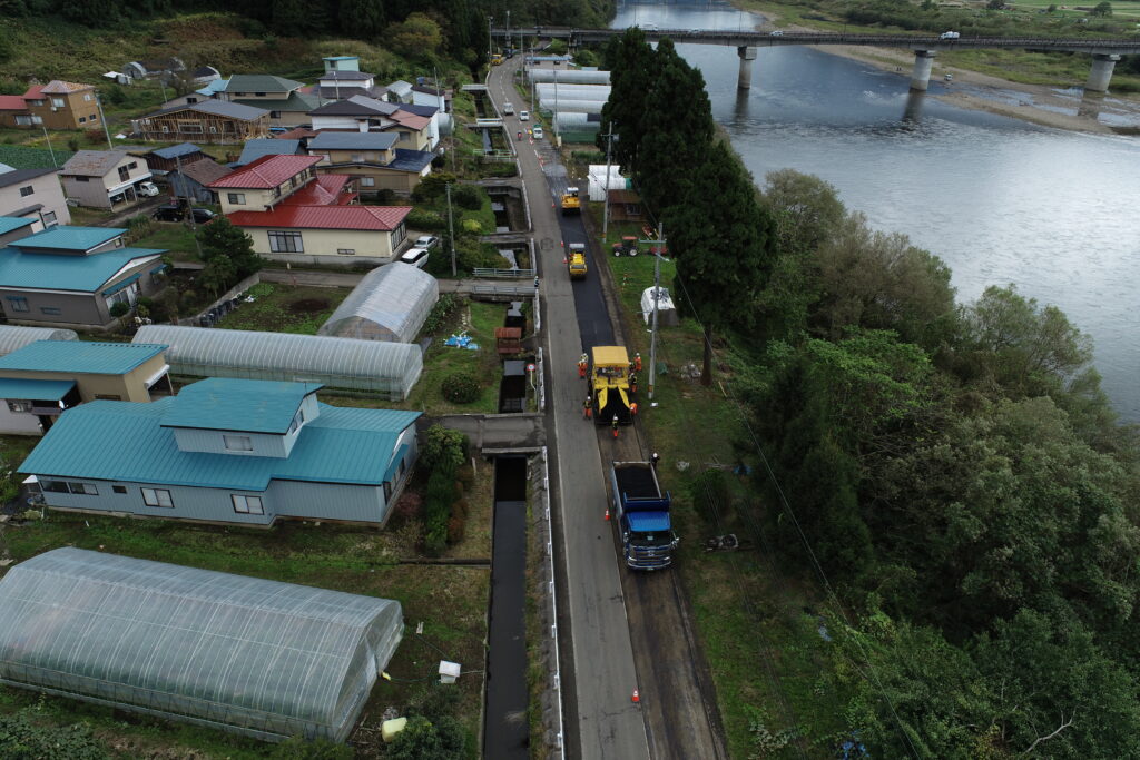 秋田県発注工事が始まりました